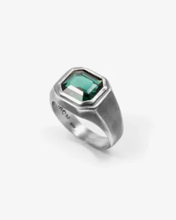 ANELLO CHEVALIER BOLD PUNCH IN ARGENTO