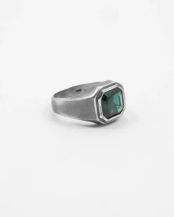 ANELLO CHEVALIER BOLD PUNCH IN ARGENTO