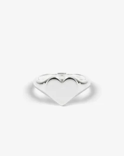 ANELLO CHEVALIER CUORE IN ARGENTO