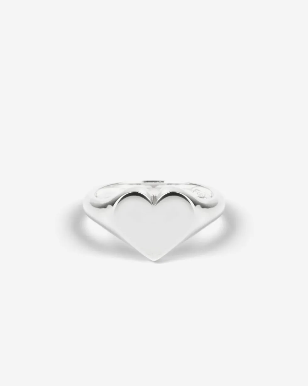 ANELLO CHEVALIER CUORE IN ARGENTO