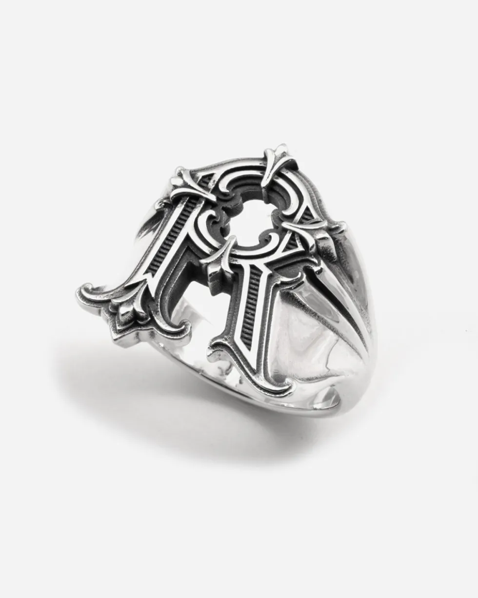 ANELLO CHEVALIER LETTERA ALFABETO RAE PRIMO X NOVE25