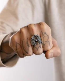 ANELLO CHEVALIER LETTERA ALFABETO RAE PRIMO X NOVE25