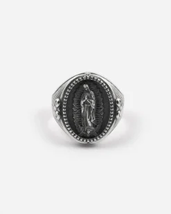 ANELLO CHEVALIER MADONNA GUADALUPE IN ARGENTO
