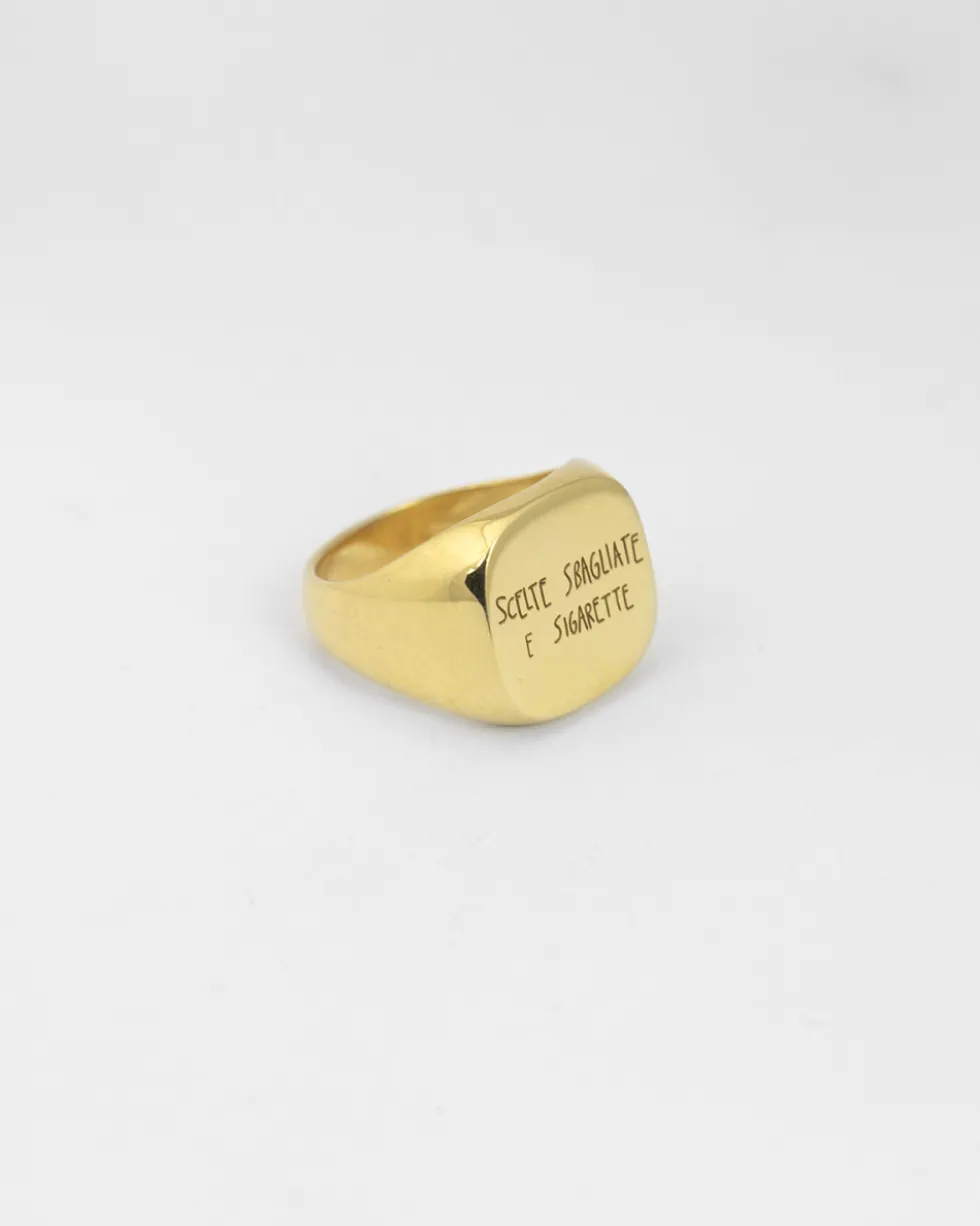 ANELLO CHEVALIER QUADRATO SMUSSATO CSC