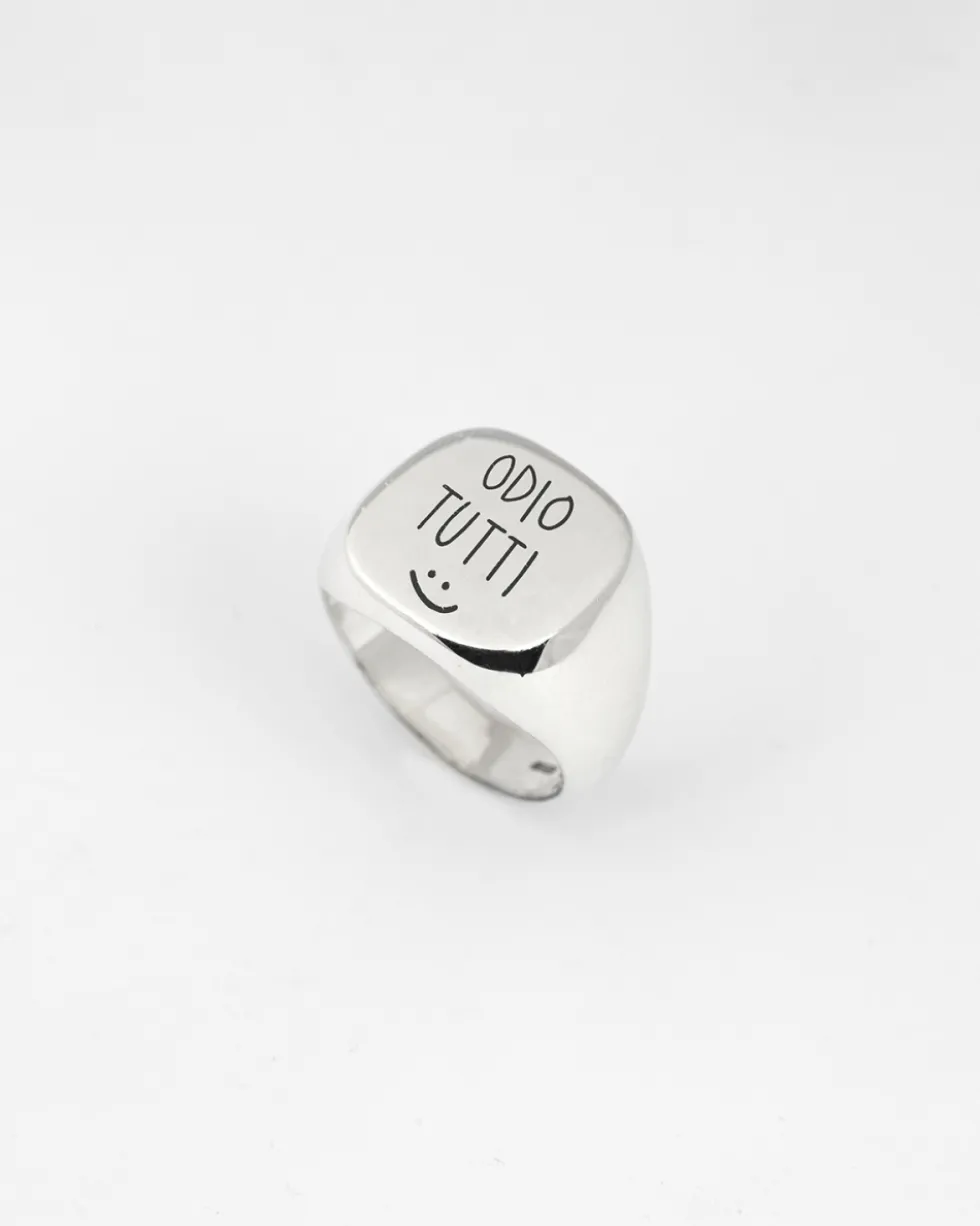ANELLO CHEVALIER QUADRATO SMUSSATO CSC