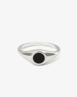 ANELLO CHEVALIER TONDO DA MIGNOLO SMALTATO