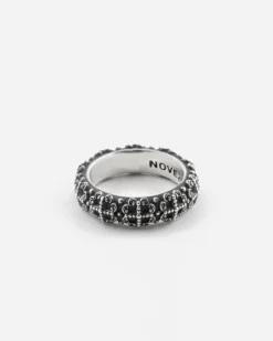 ANELLO FEDE GOTICA PROMESA IN ARGENTO