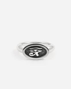 ANELLO FEDONA EYE OF HORUS IN ARGENTO