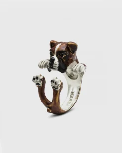 ANELLO HUG BOXER SMALTATO