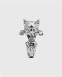 ANELLO HUG CHIHUAHUA PELO LUNGO IN ARGENTO