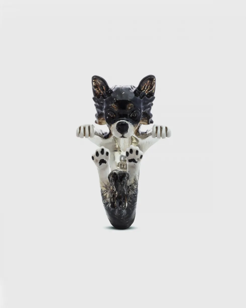 ANELLO HUG CHIHUAHUA PELO LUNGO SMALTATO