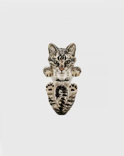 ANELLO HUG EUROPEO / SMALTO TIGRATO CAT FEVER