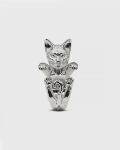 ANELLO HUG GATTO BENGALA IN ARGENTO