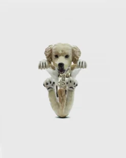 ANELLO HUG GOLDEN RETRIEVER SMALTATO