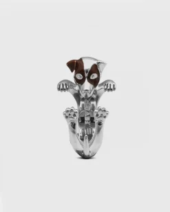 ANELLO HUG JACK RUSSEL IN ARGENTO