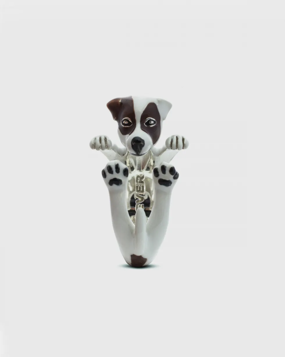 ANELLO HUG JACK RUSSEL TERRIER / SMALTO