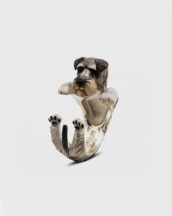 ANELLO HUG SCHNAUZER SMALTATO