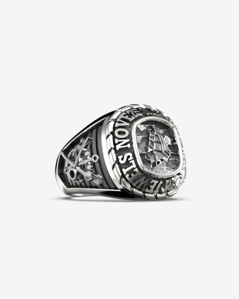 ANELLO TRADITIONAL PERSONALIZZABILE IN ARGENTO