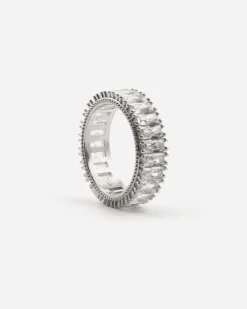 ANELLO WHITE GARLAND IN ARGENTO CON BRILLANTI