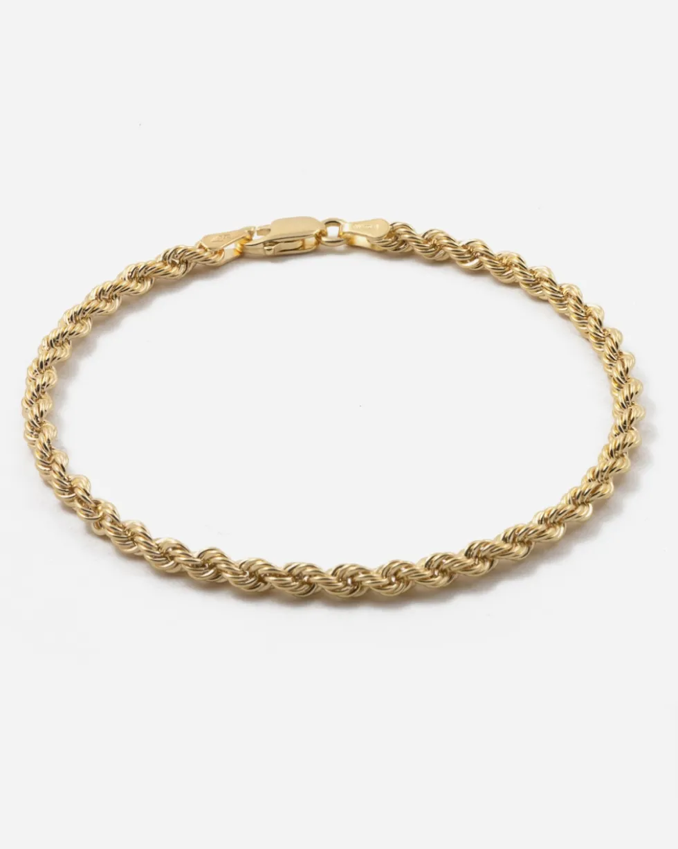 BRACCIALE CORDA 060 IN ORO 9 KT