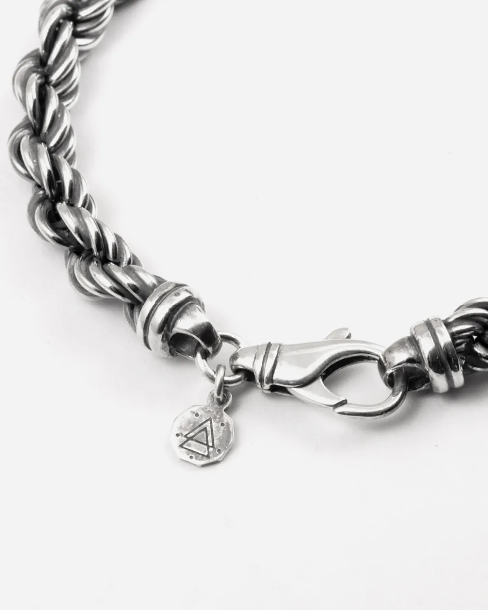 BRACCIALE CORDA LIGHT 150 IN ARGENTO