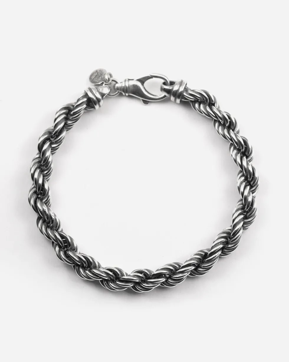 BRACCIALE CORDA LIGHT 150 IN ARGENTO
