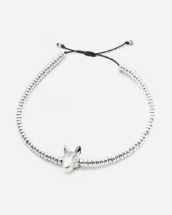 BRACCIALE DOG FEVER TESTA BULL TERRIER IN ARGENTO