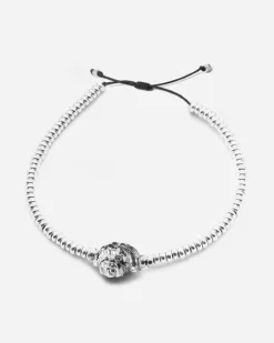 BRACCIALE DOG FEVER TESTA SHITZU IN ARGENTO