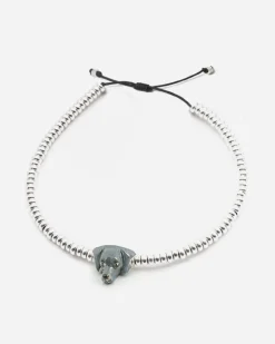 BRACCIALE DOG FEVER TESTA WEIMARANER SMALTATO