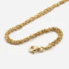 BRACCIALE FORZATINA INTRECCIATA PLACCATO ORO
