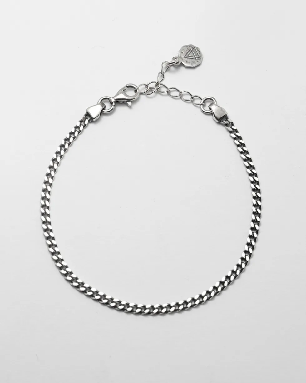BRACCIALE GRUMETTA FILO 080 IN ARGENTO