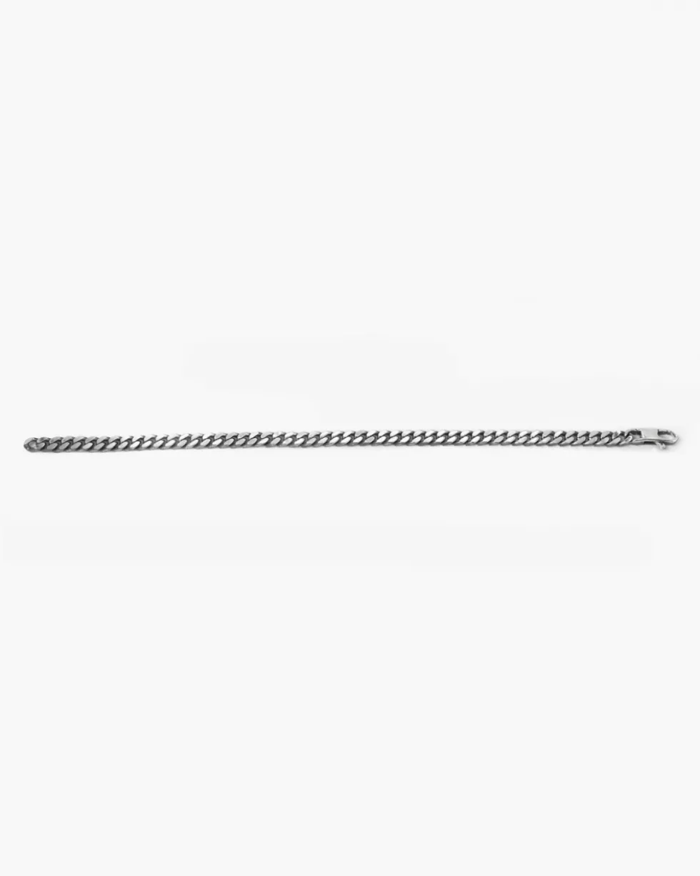 BRACCIALE GRUMETTA QUADRATA FILO 150 IN ARGENTO