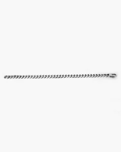 BRACCIALE GRUMETTA QUADRATA FILO 200 IN ARGENTO