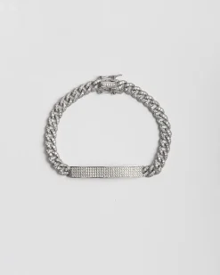 BRACCIALE GRUMETTA TARGA H60 CON BRILLANTI