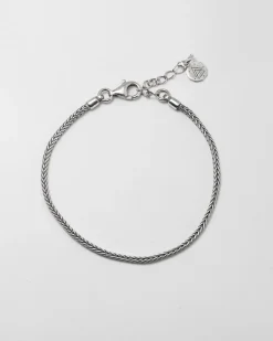 BRACCIALE IN ARGENTO CODA DI VOLPE