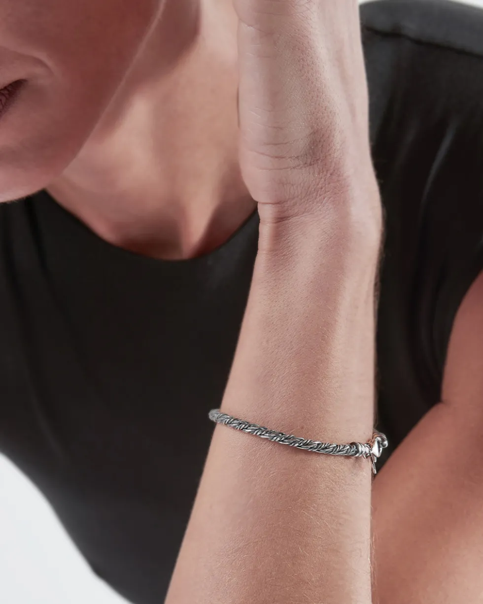BRACCIALE IN ARGENTO VOLPE GRANDE