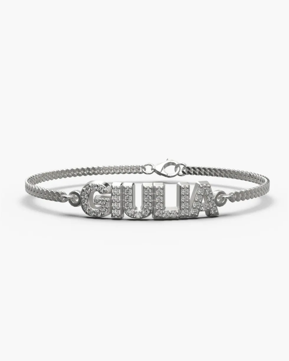 BRACCIALE NOME GRUMETTA MY SHINY NAME PERSONALIZZABILE