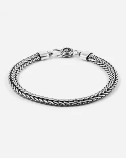 BRACCIALE OVAL PERSIAN WAVE IN ARGENTO