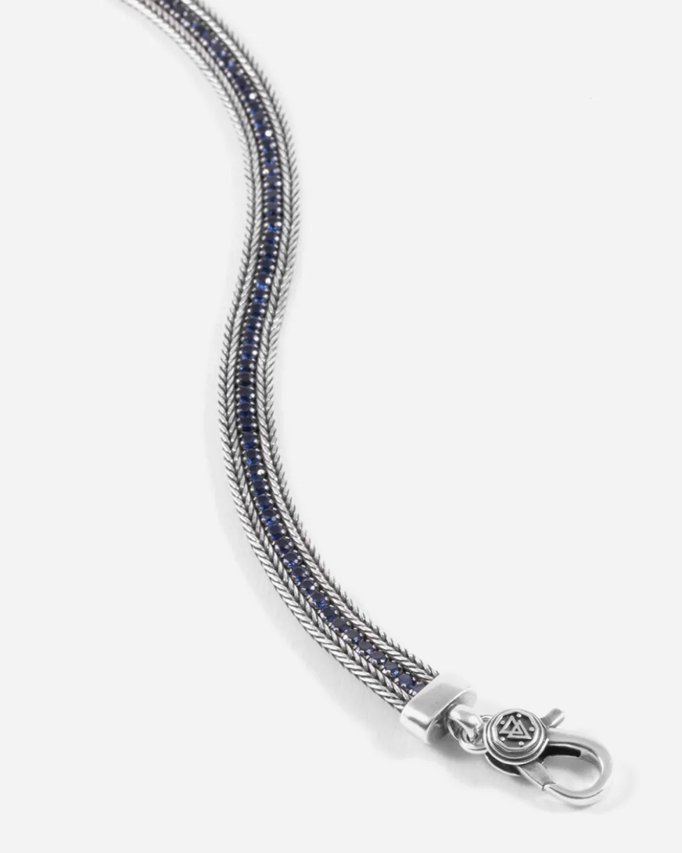 BRACCIALE TENNIS BLU FOXTAIL