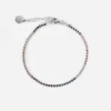 BRACCIALE TENNIS GRADIENT IN ARGENTO CON PIETRE MULTICOLOR