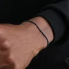 BRACCIALE TENNIS NERO