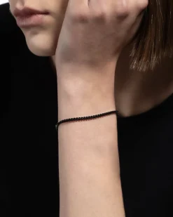 BRACCIALE TENNIS NERO
