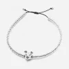 BRACCIALE TESTA AMERICAN STAFFORDSHIRE / ARGENTO LUCIDO