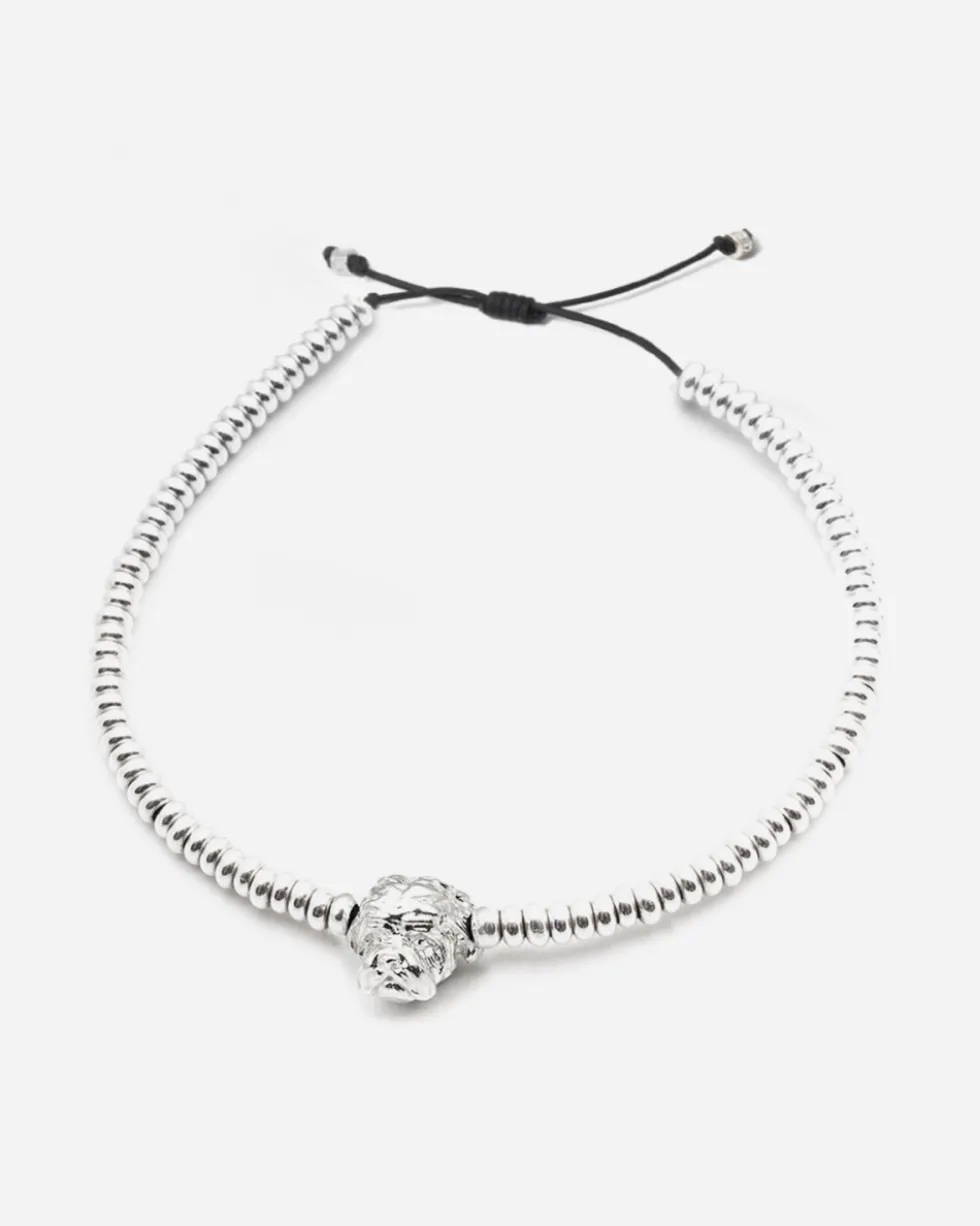 BRACCIALE TESTA MALTESE / ARGENTO LUCIDO