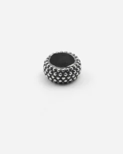 CHARM DISTANZIATORE PUNTINATO IN ARGENTO