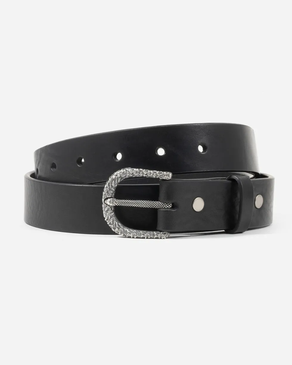 CINTURA CON FIBBIA EDEN IN ARGENTO