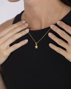 CIONDOLO CHARM STELLA PUNTINATA PLACCATO ORO