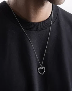 CIONDOLO CUORE SERPENTE VENOMIZED HEART