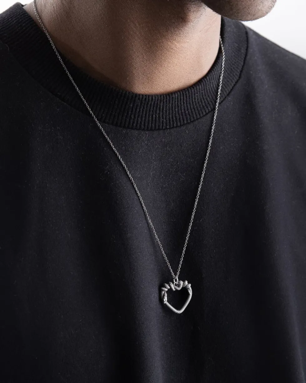 CIONDOLO CUORE SERPENTE VENOMIZED HEART