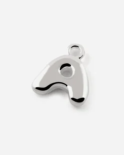 CIONDOLO LETTERA BOLD IN ARGENTO